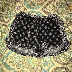 pink republic flowey patterned shorts
